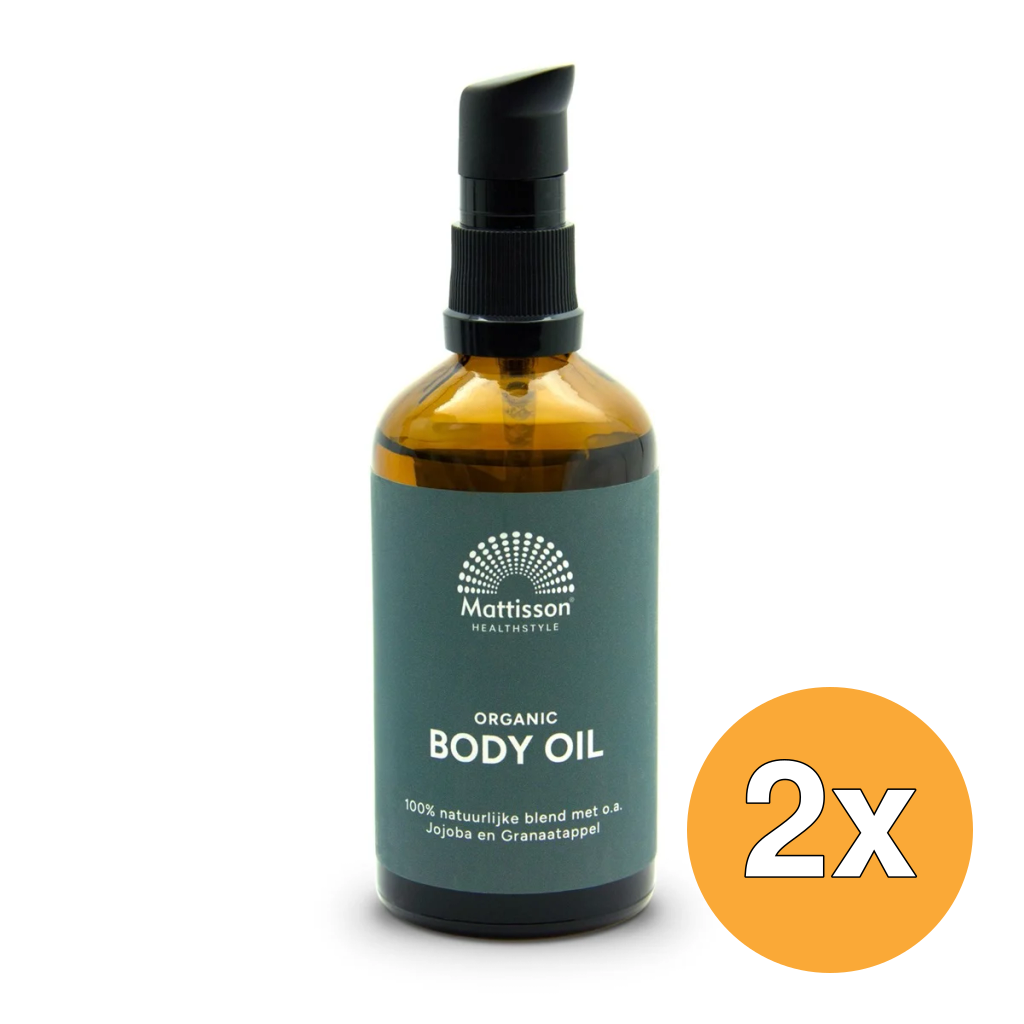 2x Mattisson Organic Body Oil (100 ml)