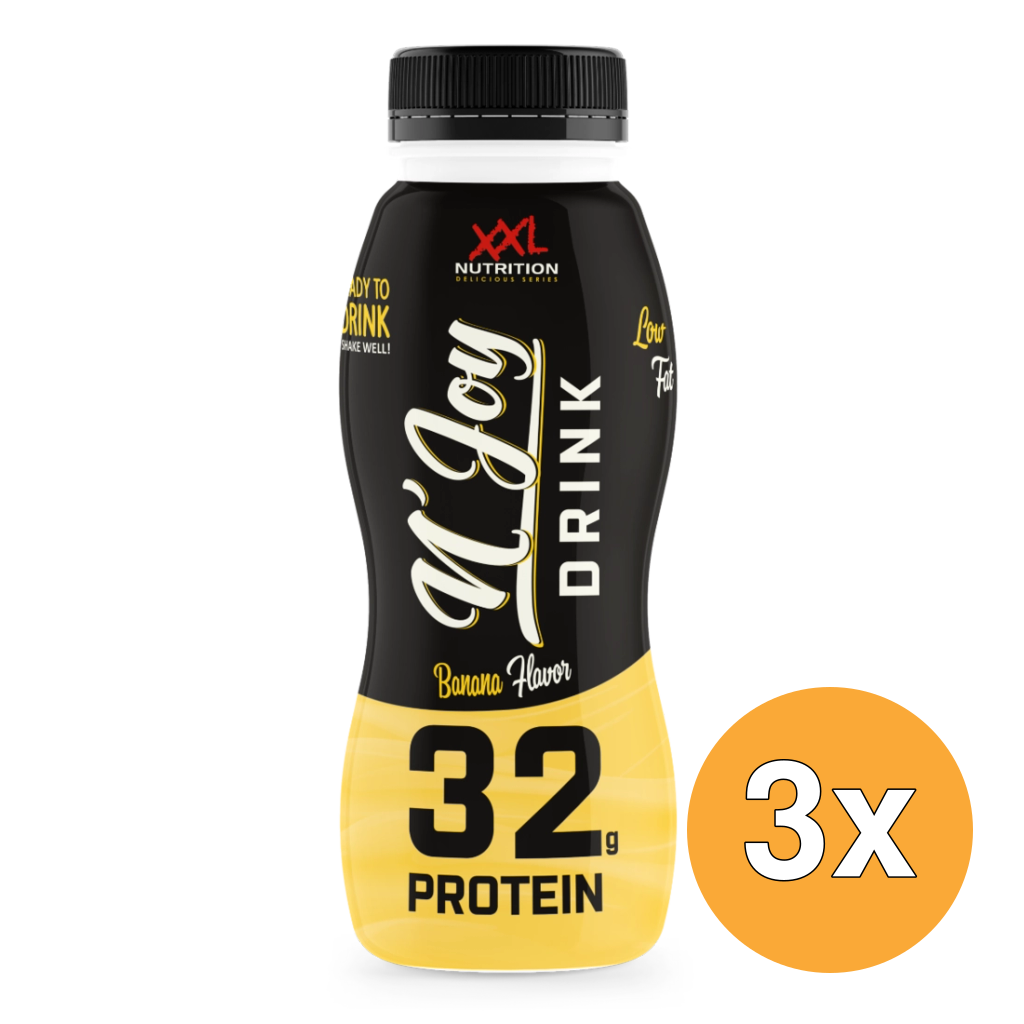 3x XXL Nutrition N'Joy Protein Drink Banaan (310 ml)