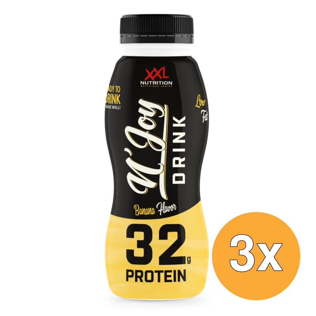 3x XXL Nutrition N'Joy Protein Drink Banaan (310 ml)