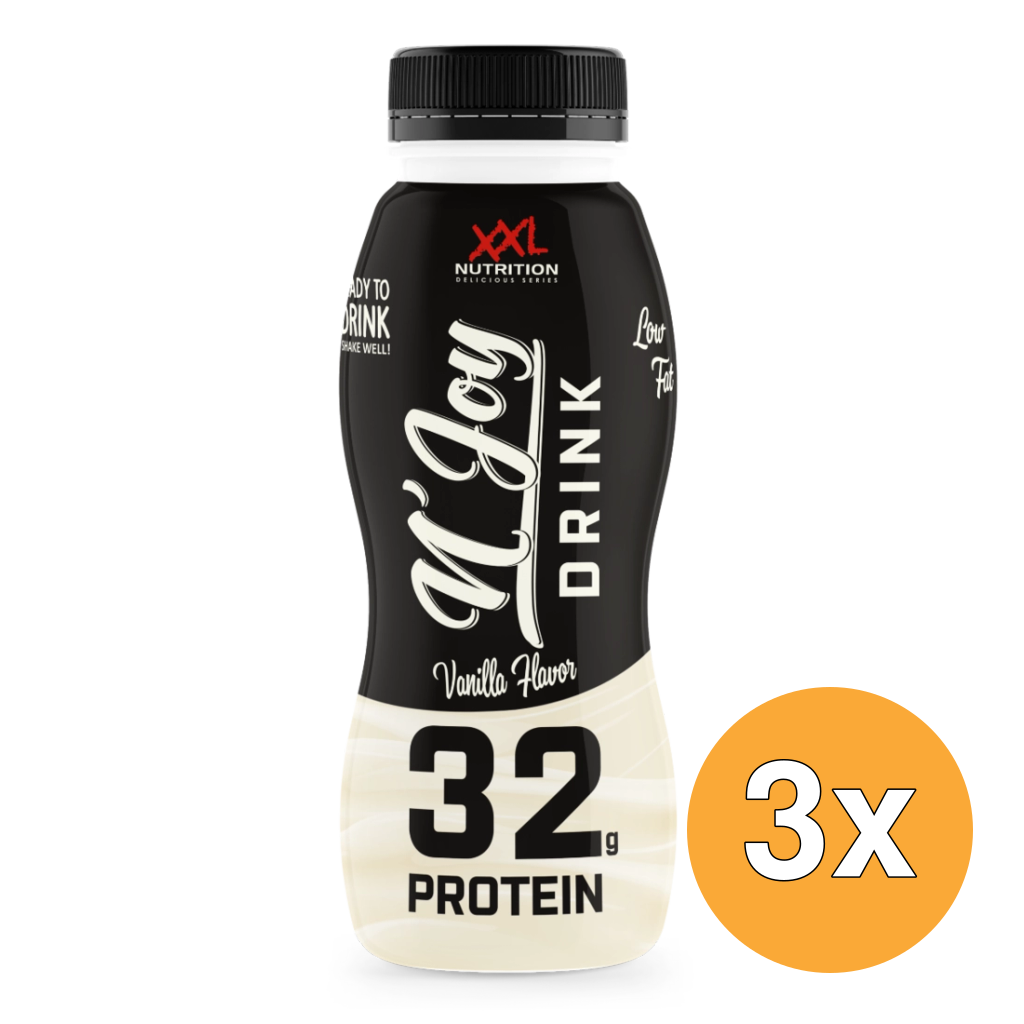 3x XXL Nutrition N'Joy Protein Drink Vanille (310 ml)