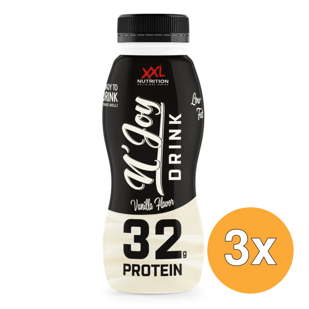 3x XXL Nutrition N'Joy Protein Drink Vanille (310 ml)