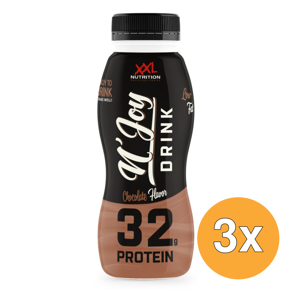 3x XXL Nutrition N'Joy Protein Drink Chocolade (310 ml)
