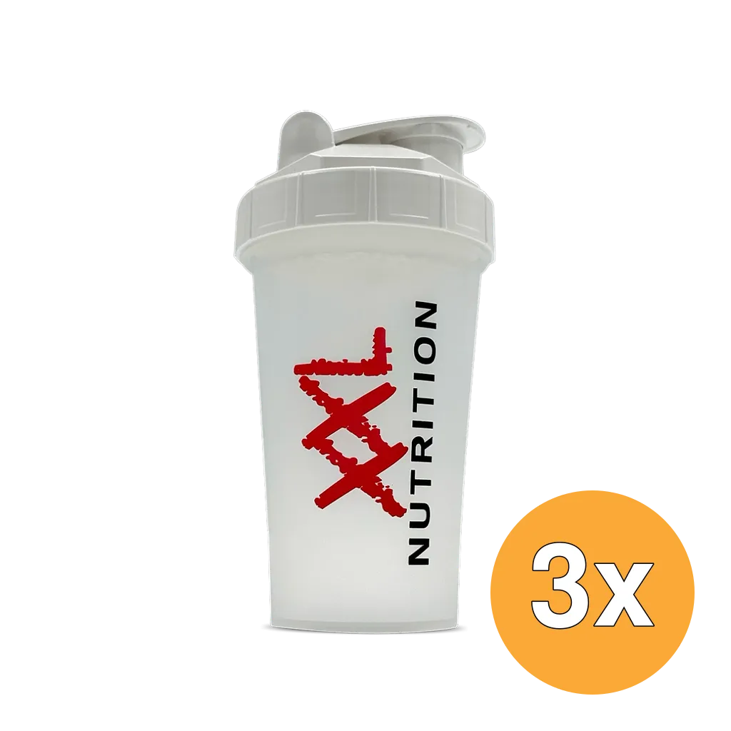 3x XXL Nutrition Shaker - Wit (500 ml)
