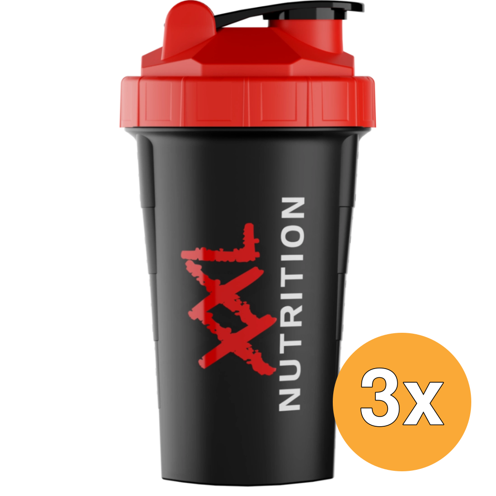 3x XXL Nutrition Shaker - Zwart (500 ml)