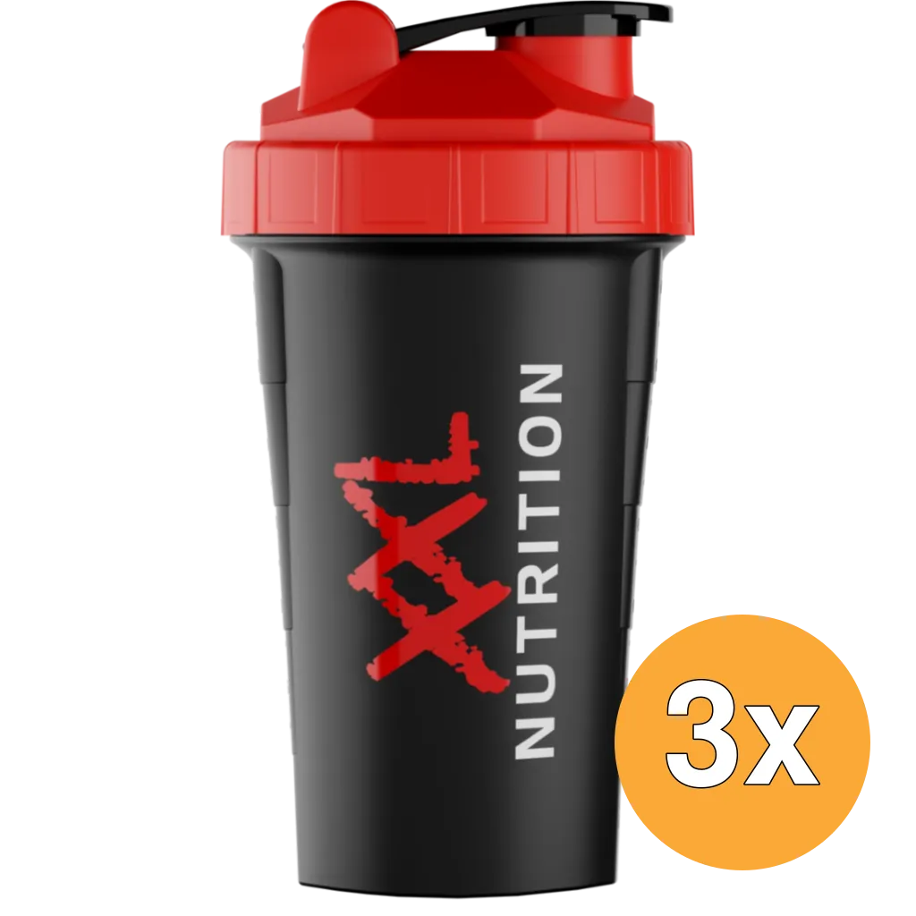 3x XXL Nutrition Shaker - Zwart (500 ml)