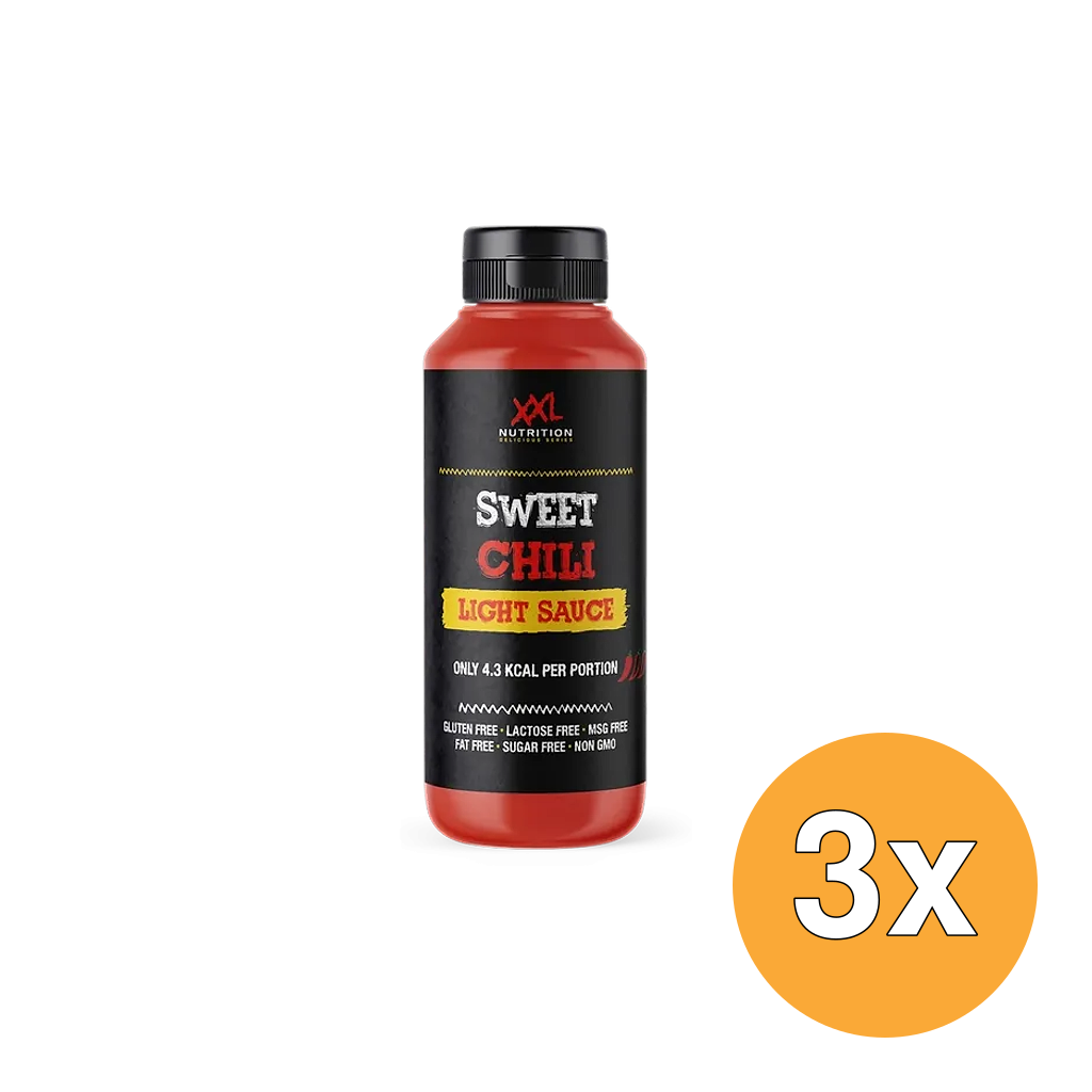 3x XXL Nutrition Light Saus - Sweet Chili (265 ml)