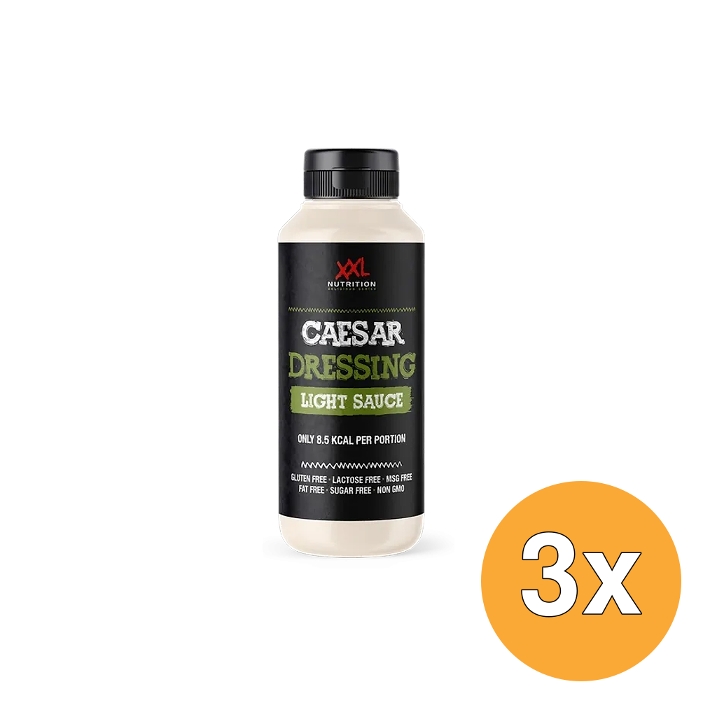 3x XXL Nutrition Light Saus - Caesar (265 ml)