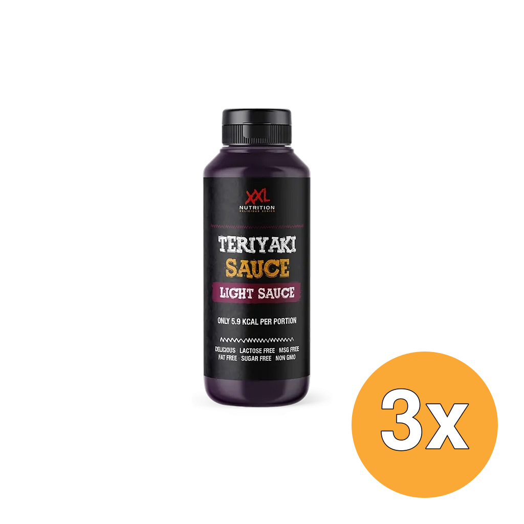 3x XXL Nutrition Light Saus - Teriyaki (265 ml)