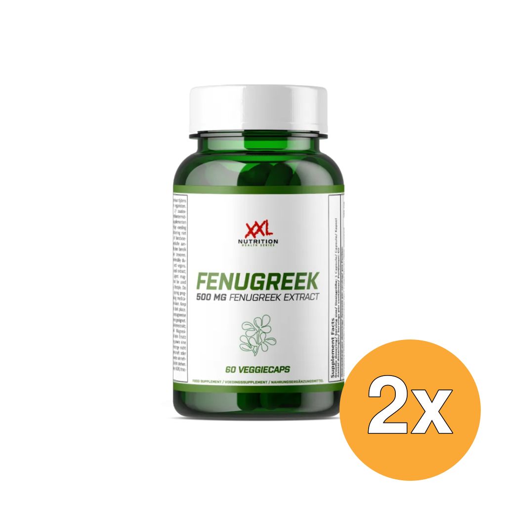 2x XXL Nutrition Fenegriek Extract 500 mg (60 capsules)