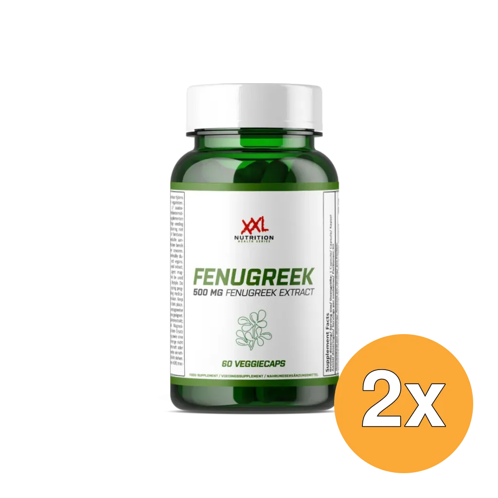 2x XXL Nutrition Fenegriek Extract 500 mg (60 capsules)