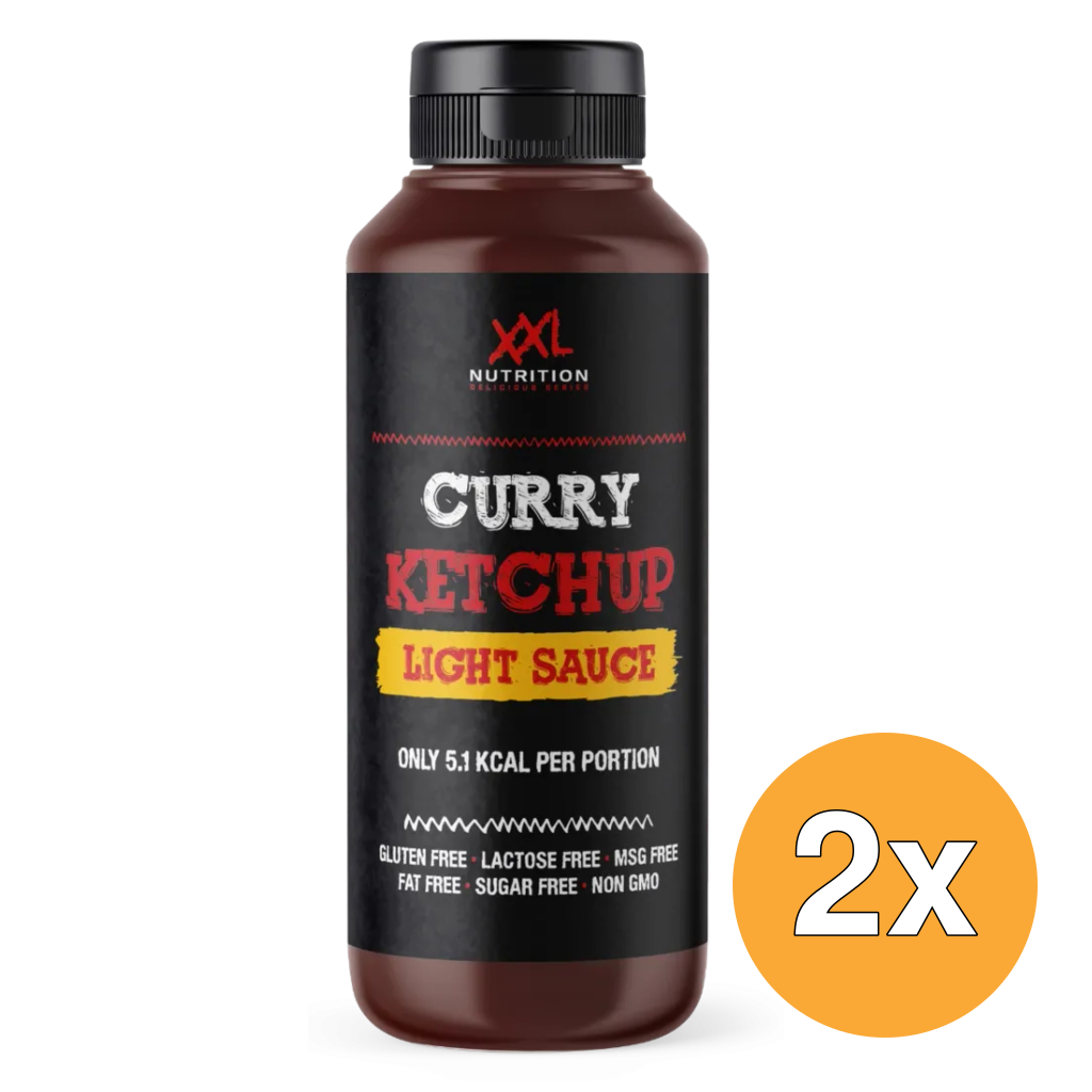 2x XXL Nutrition Light Saus - Curry Ketchup (960 ml)