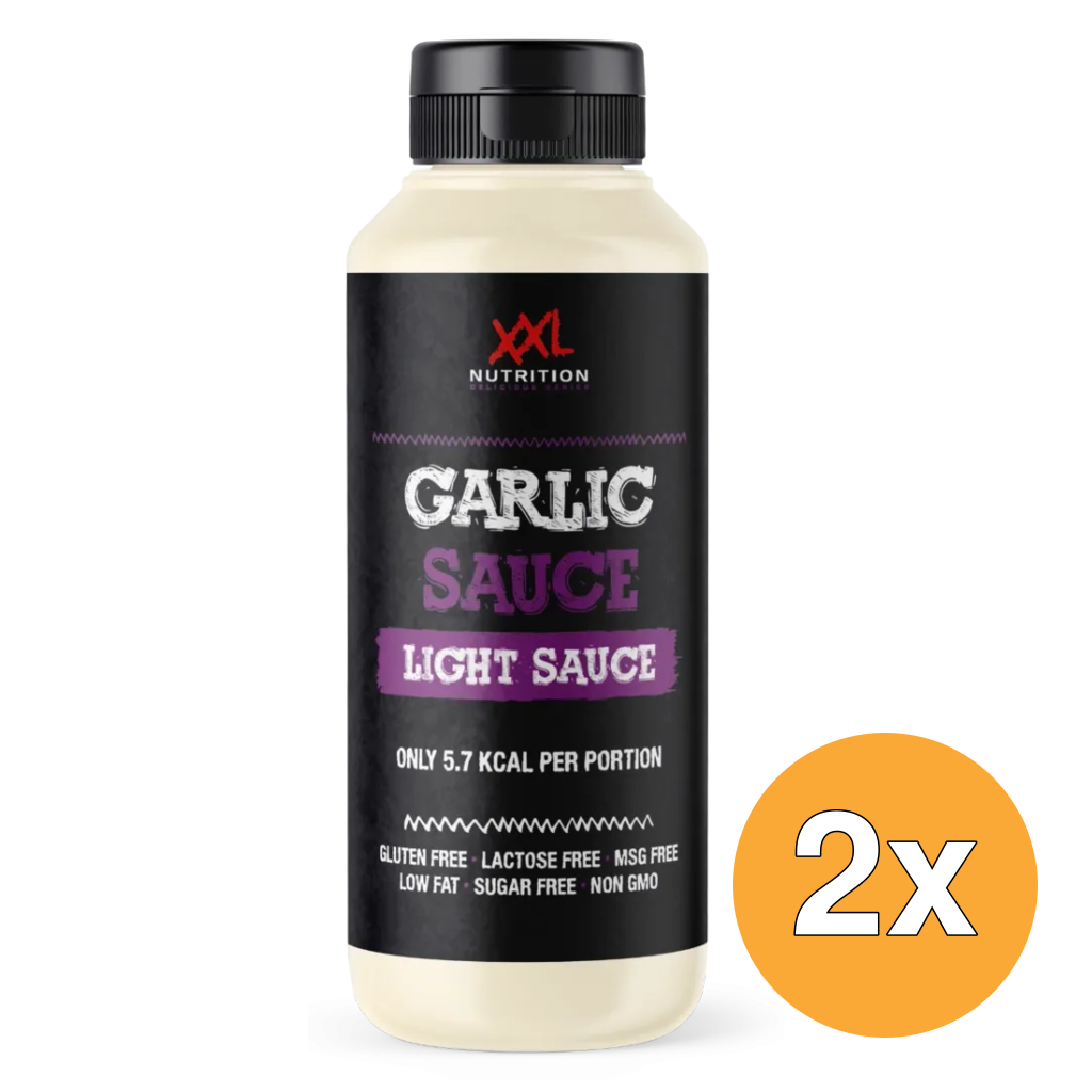 2x XXL Nutrition Light Saus - Garlic (960 ml)