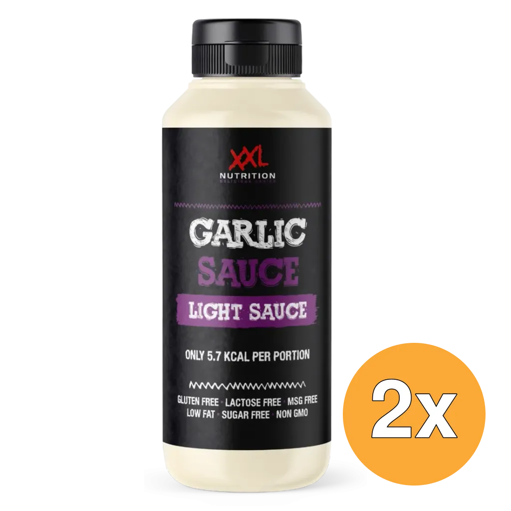 2x XXL Nutrition Light Saus - Garlic (960 ml)