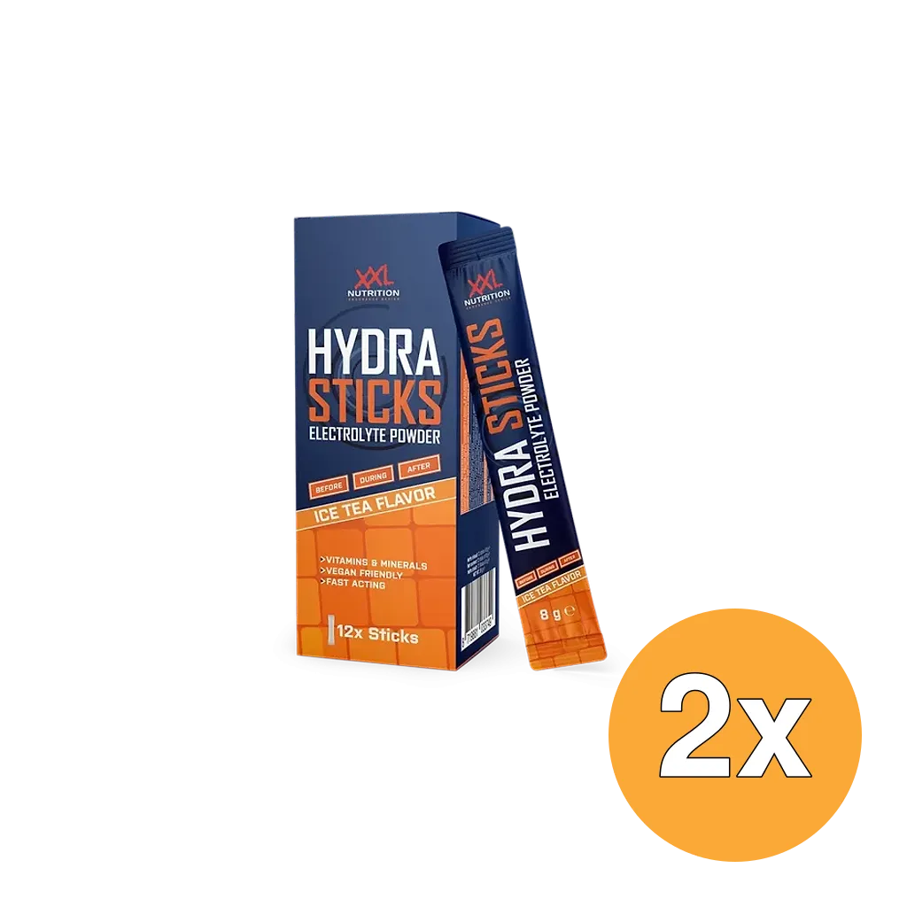 2x XXL Nutrition Hydra Sticks - Ice Tea (12 Pack)
