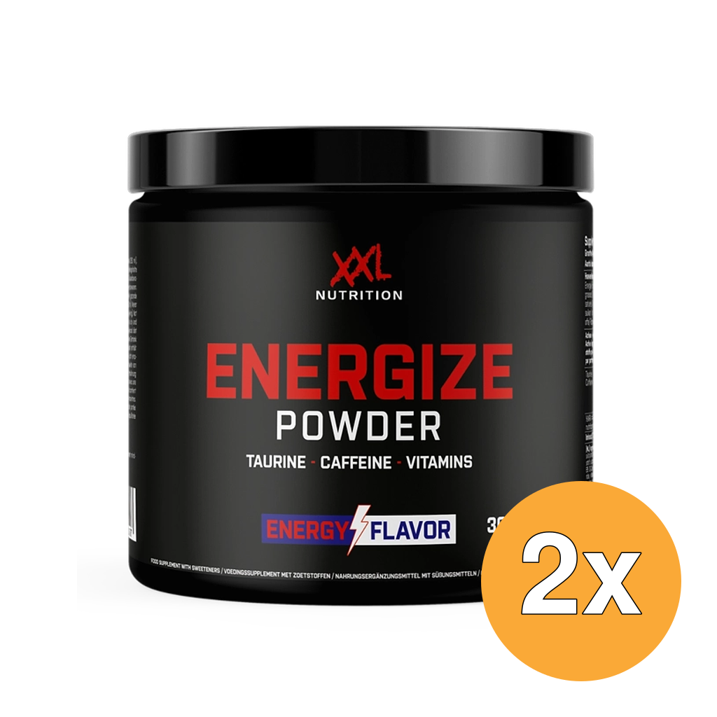 2x XXL Nutrition Energize Powder (300 gr)