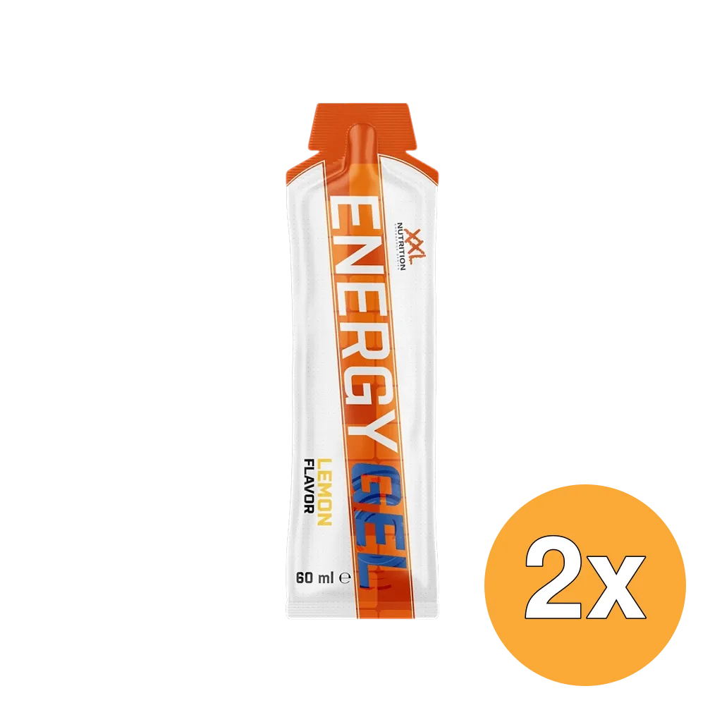 2x XXL Nutrition Energy Gel Lemon (12 X 60 ml)