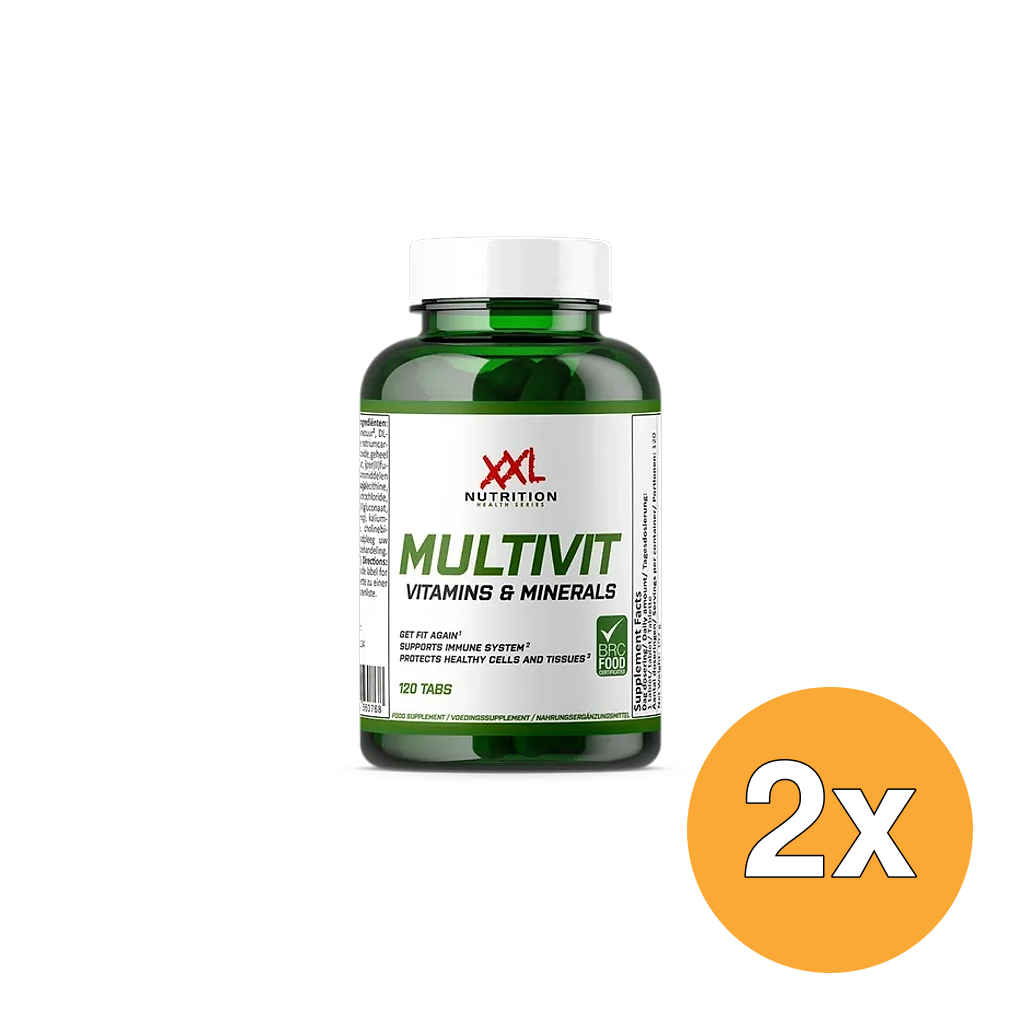 2x XXL Nutrition Multivit (120 Tabletten)