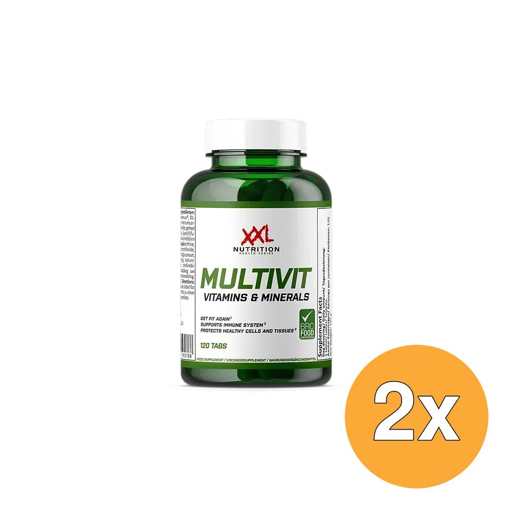 2x XXL Nutrition Multivit (120 Tabletten)