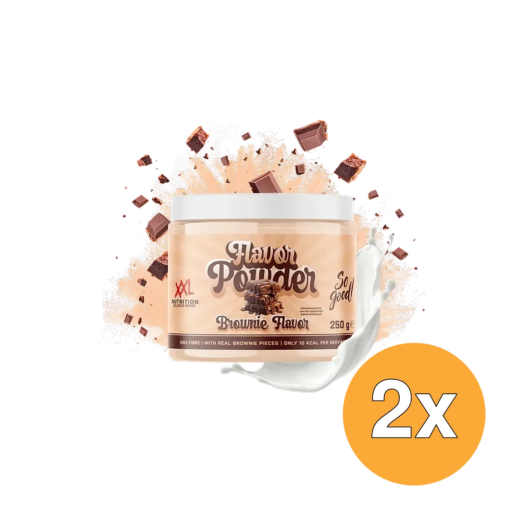 2x XXL Nutrition Flavor Powder - Brownie (250 gram)
