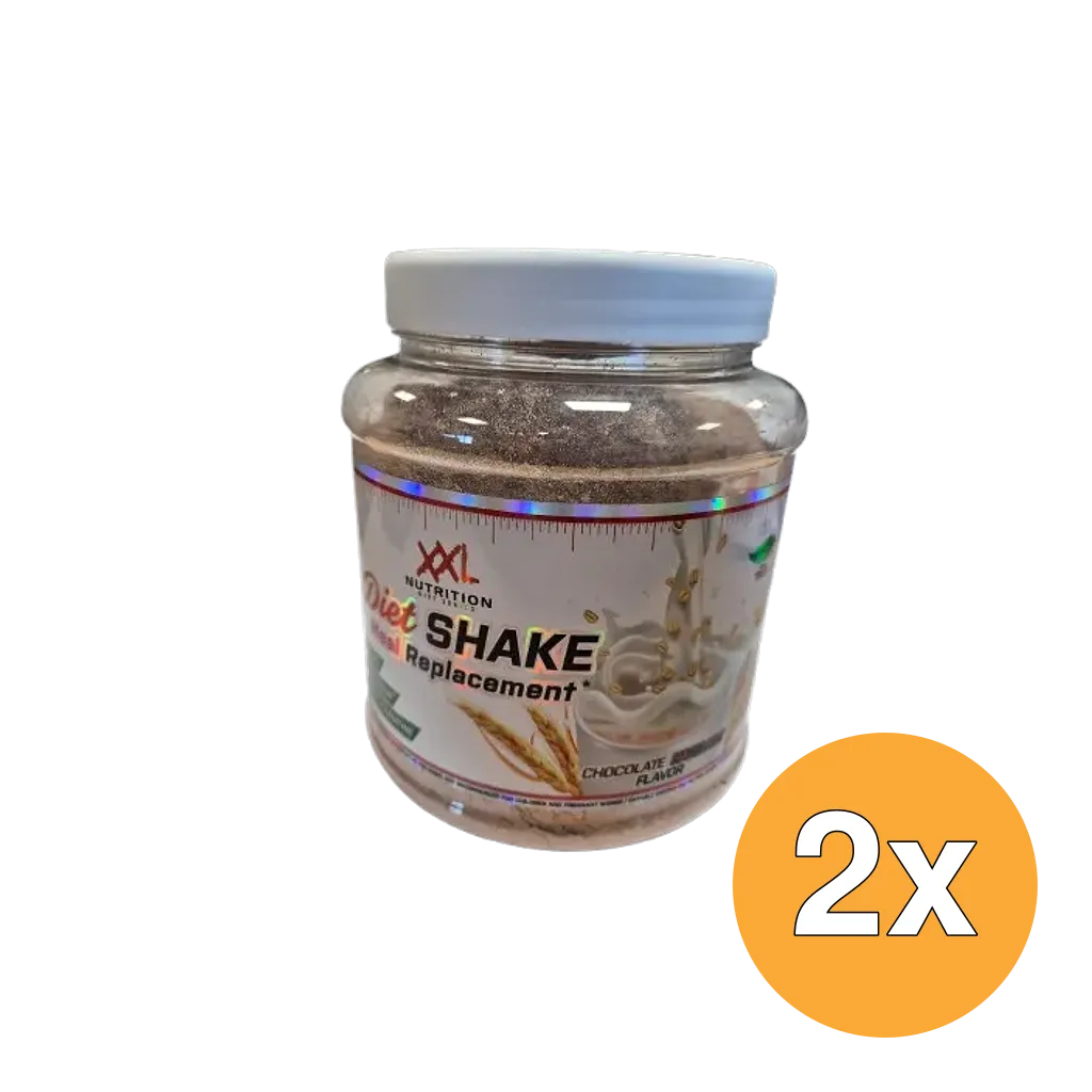 2x XXL Nutrition Diet Shake Chocolade / Hazelnoot (480 gr)