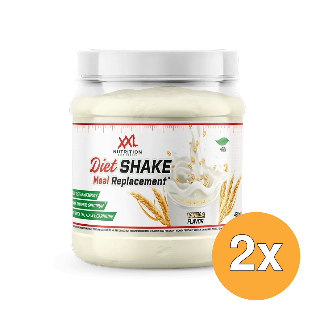 2x XXL Nutrition Diet Shake Vanille (480 gr)