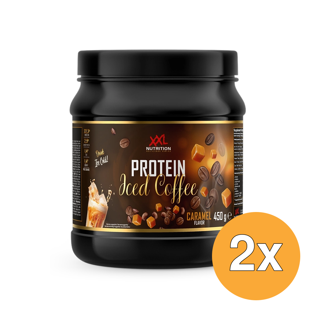 2x XXL Nutrition Protein Iced Coffee Caramel (450 gr)