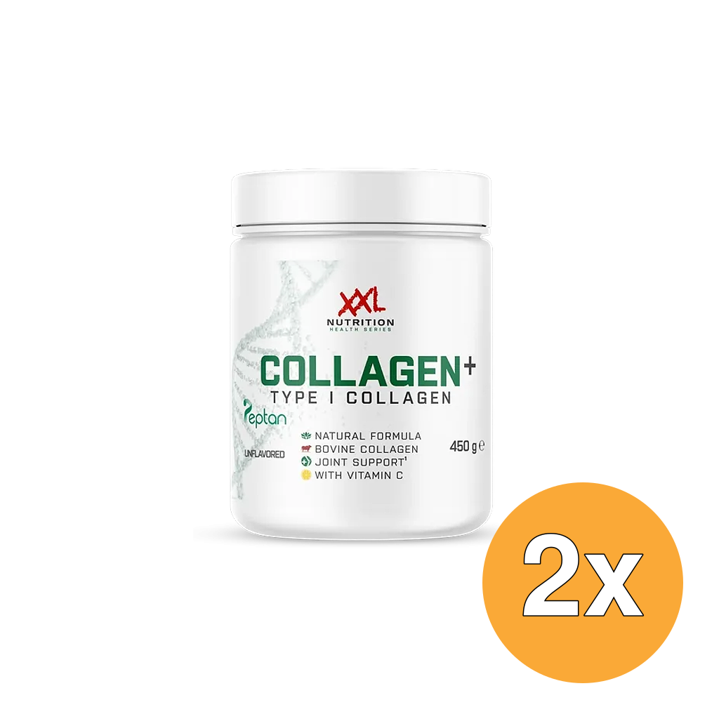 2x XXL Nutrition Collagen+ Type 1 - Unflavored (450 Gram)
