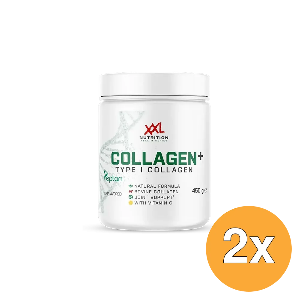 2x XXL Nutrition Collagen+ Type 1 - Unflavored (450 Gram)