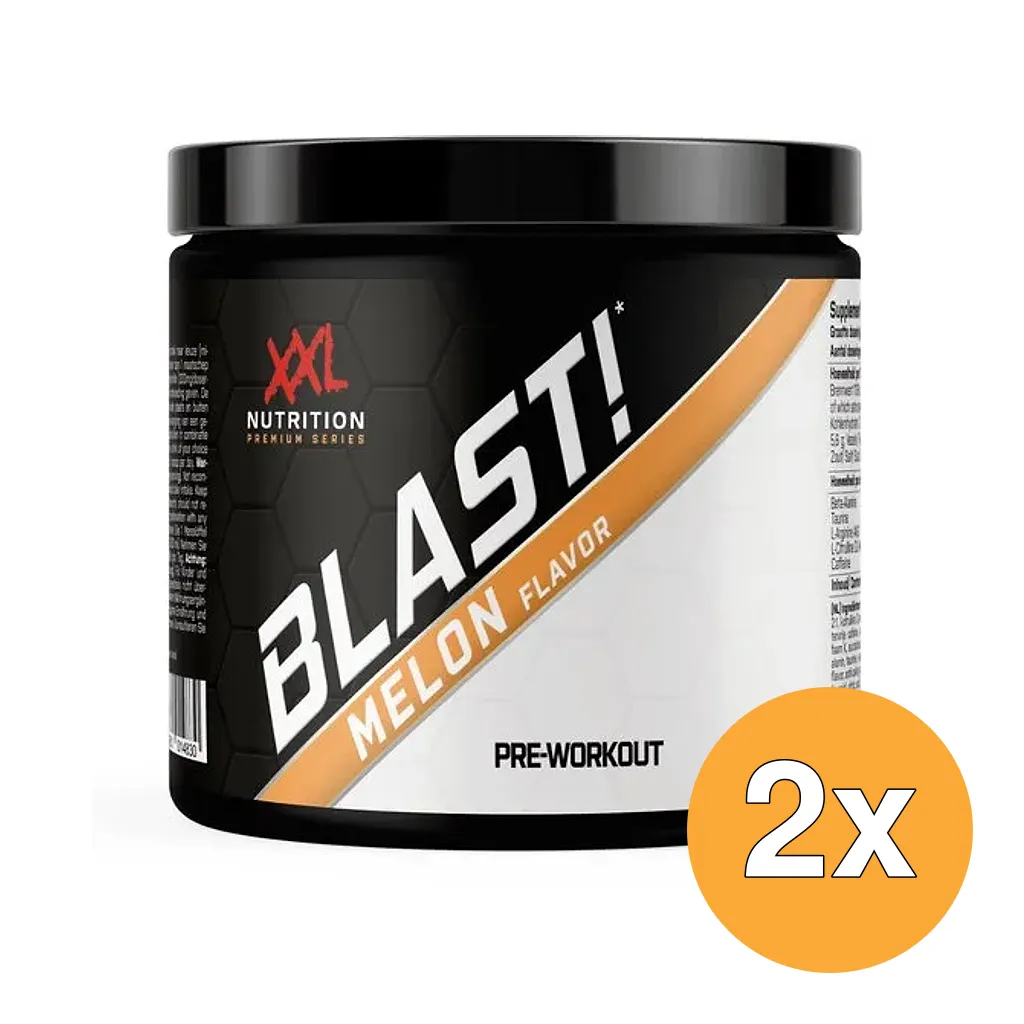 2x XXL Nutrition Blast Pre Workout Melon (300 gr)