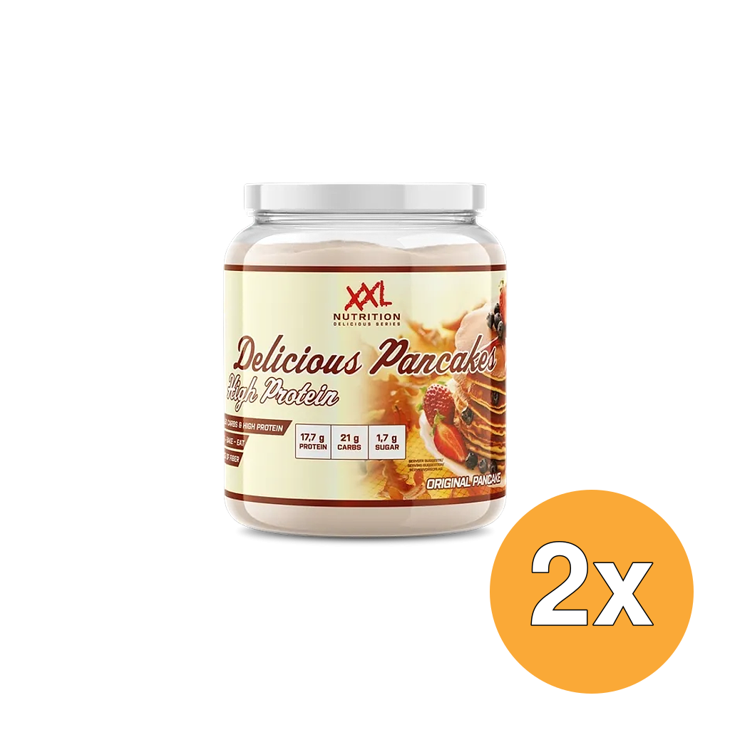 2x XXL Nutrition Delicious Protein Pancakes - Neutraal (1000 gram)