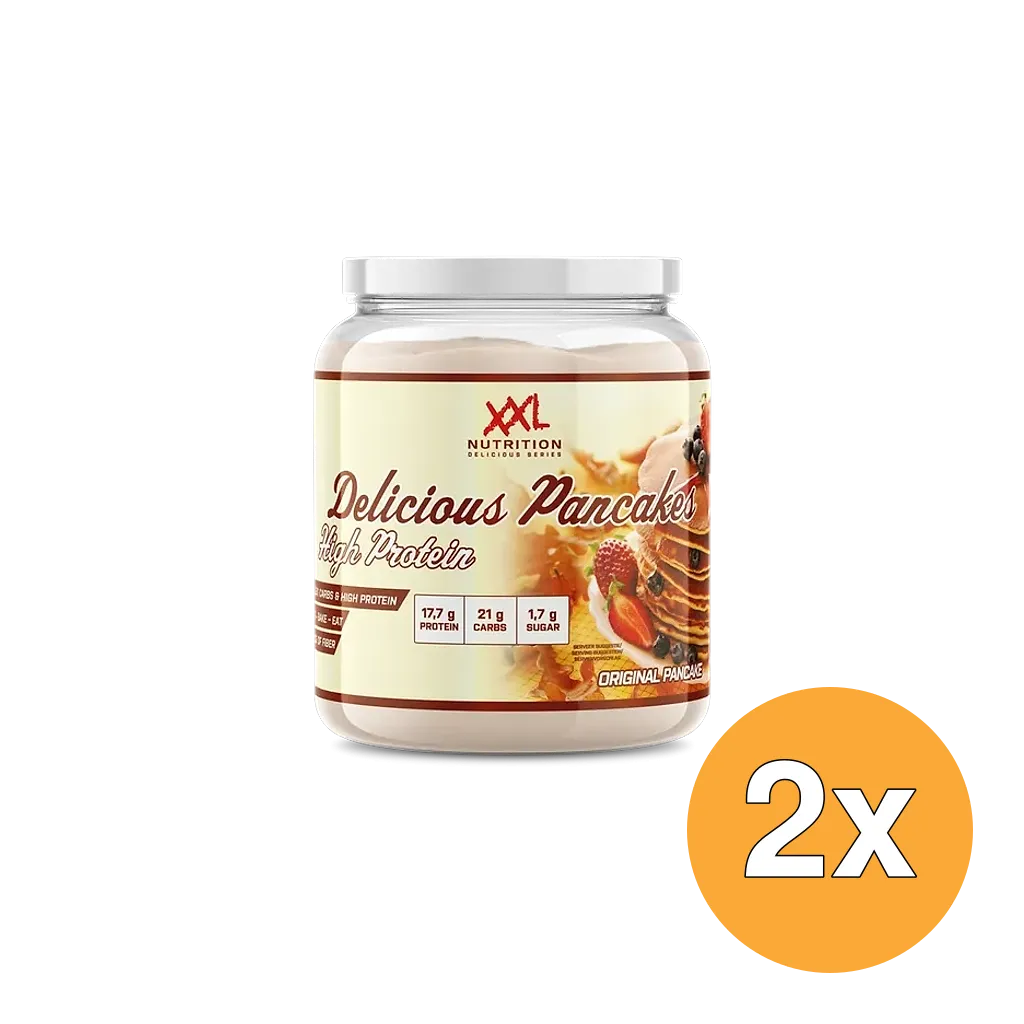 2x XXL Nutrition Delicious Protein Pancakes - Neutraal (1000 gram)
