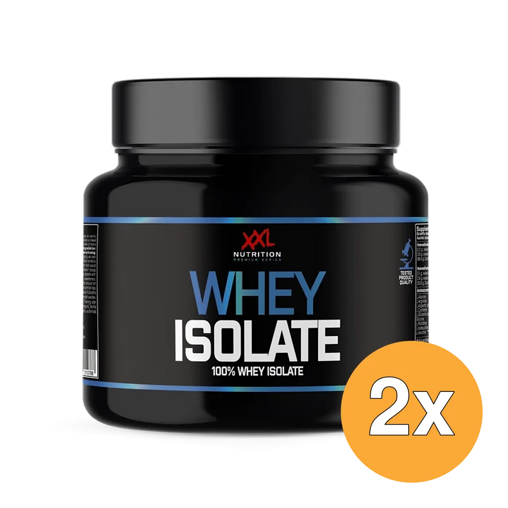 2x XXL Nutrition Whey Isolaat Vanille (450 gr)