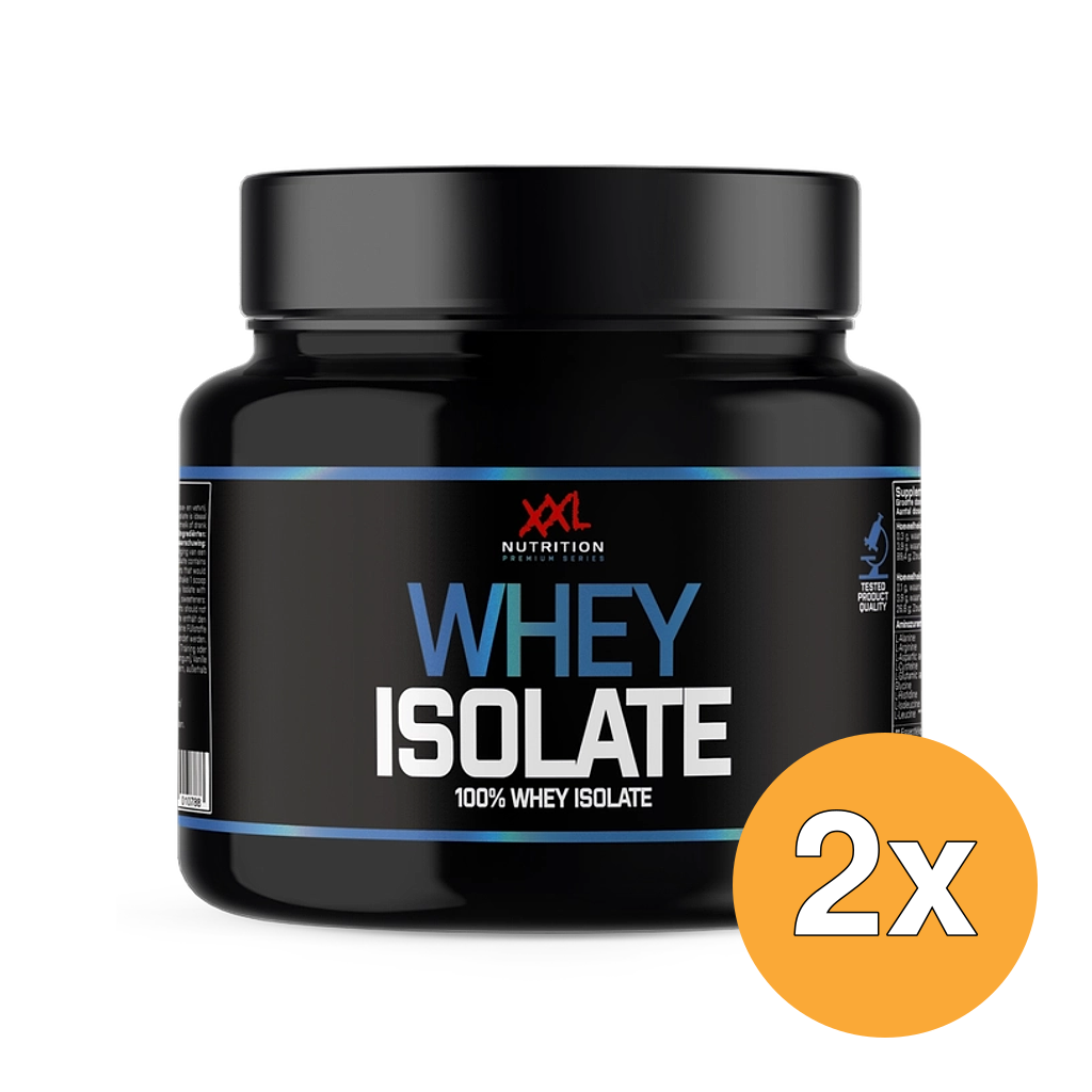 2x XXL Nutrition Whey Isolaat Banaan (450 gr)