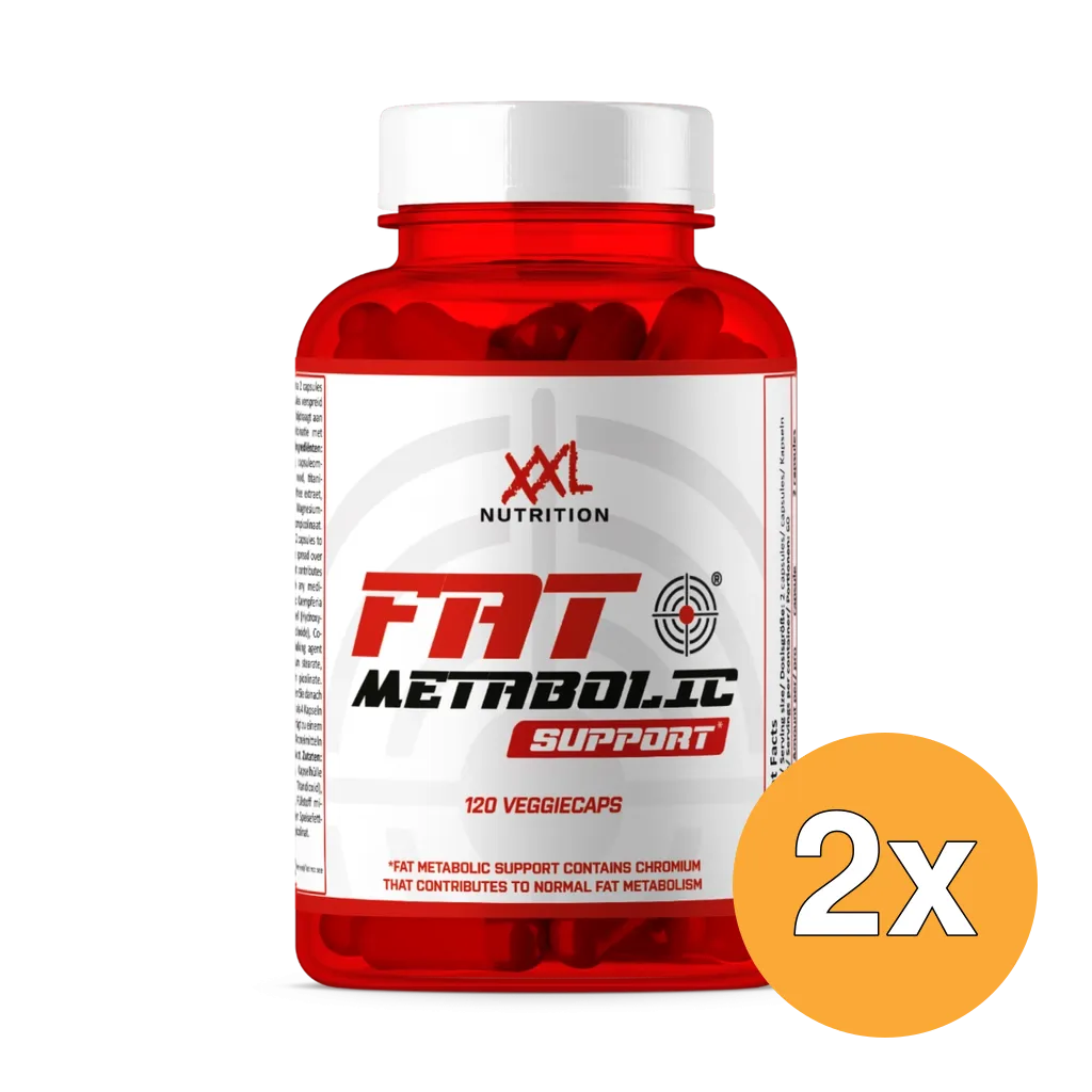 2x XXL Nutrition Fat Metabolic Support (120 capsules)