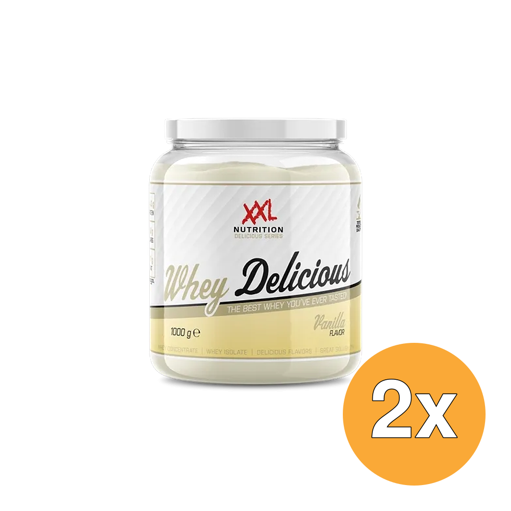 2x XXL Nutrition Whey Delicious Vanilla Cinnamon (1000 gr)
