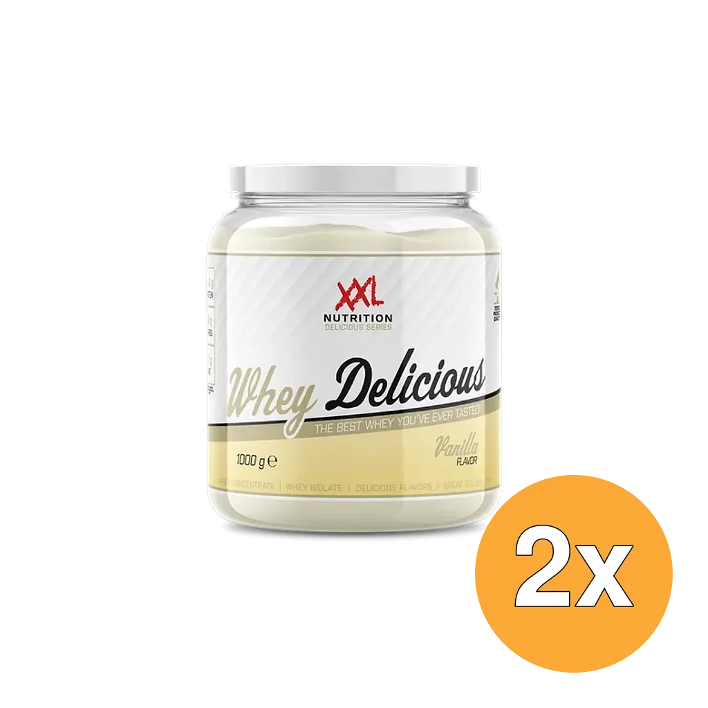 2x XXL Nutrition Whey Delicious Vanilla Cinnamon (1000 gr)