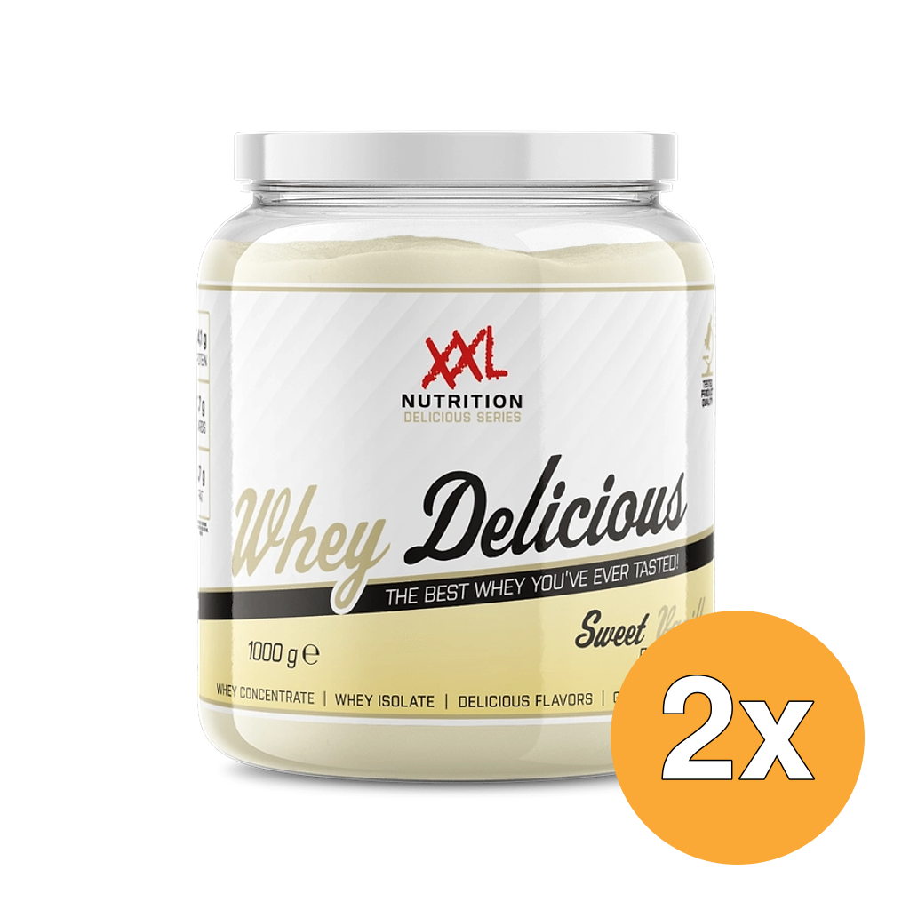 2x XXL Nutrition Whey Delicious Sweet Vanilla (1000 gr)