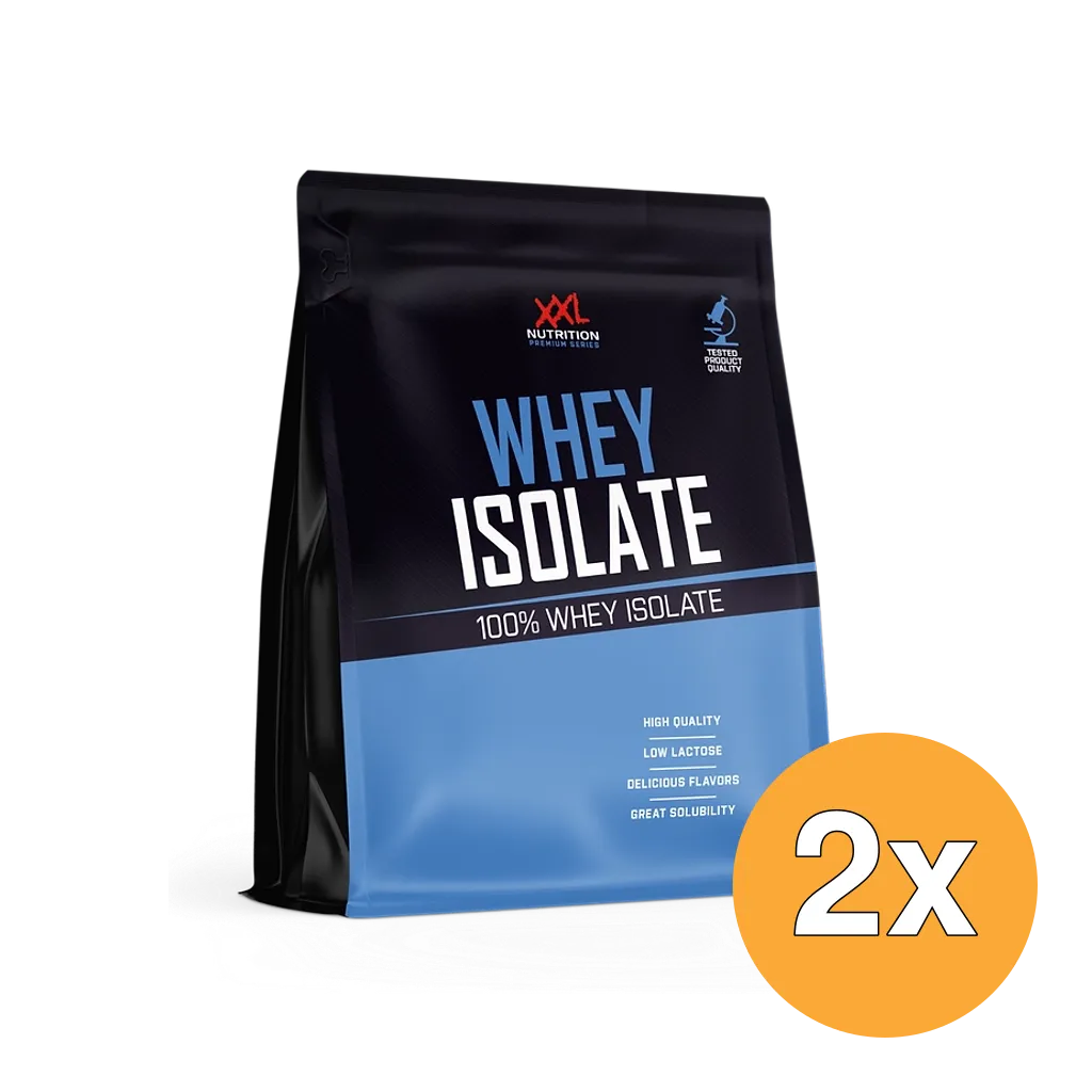 2x XXL Nutrition Whey Isolaat Framboos (1000 gr)