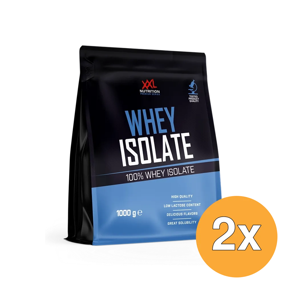 2x XXL Nutrition Whey Isolaat Chocolade Caramel (1000 gr)