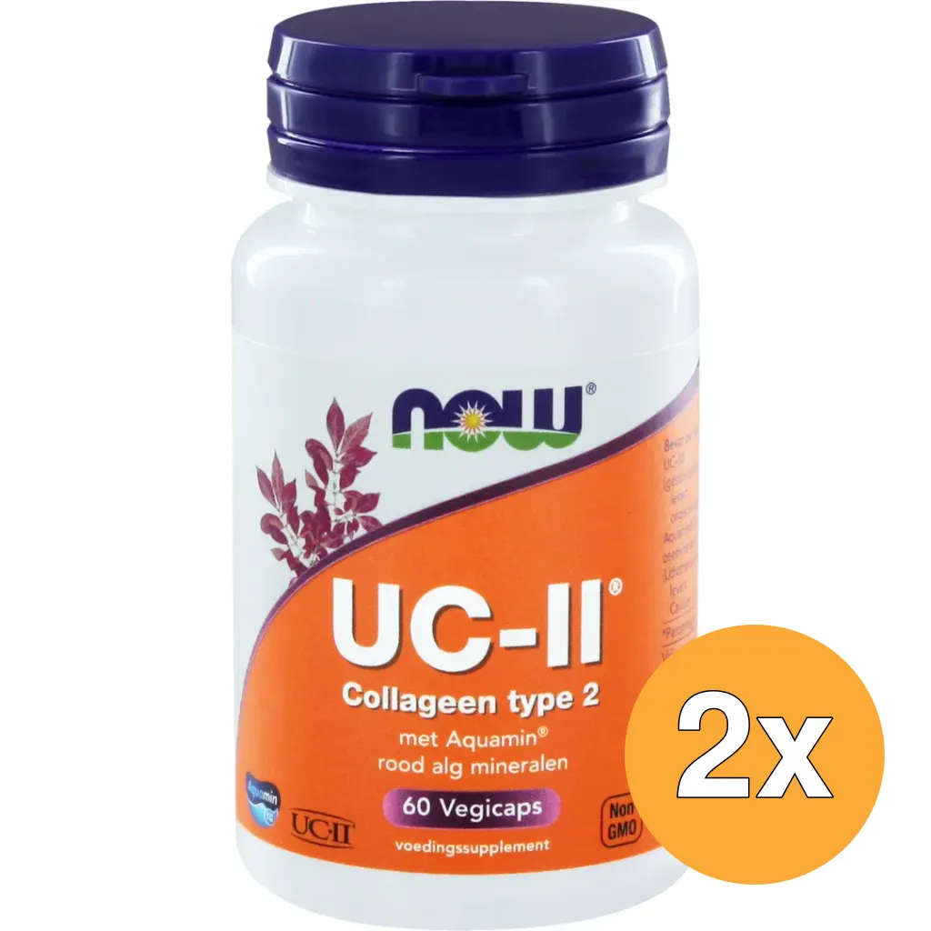 2x Now UC-II Collageen Type 2 (60 vega capsules)