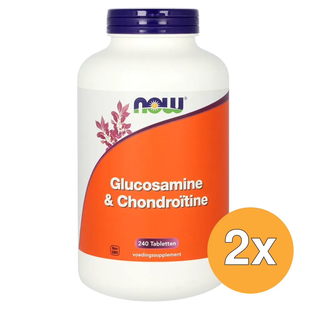 2x Now Glucosamine & Chondroïtine (240 tabletten)
