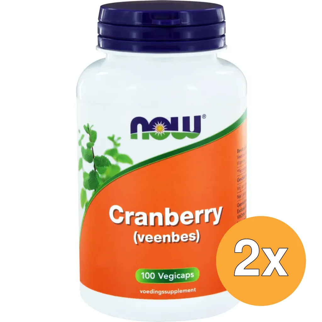 2x Now Cranberry (100 vega capsules)