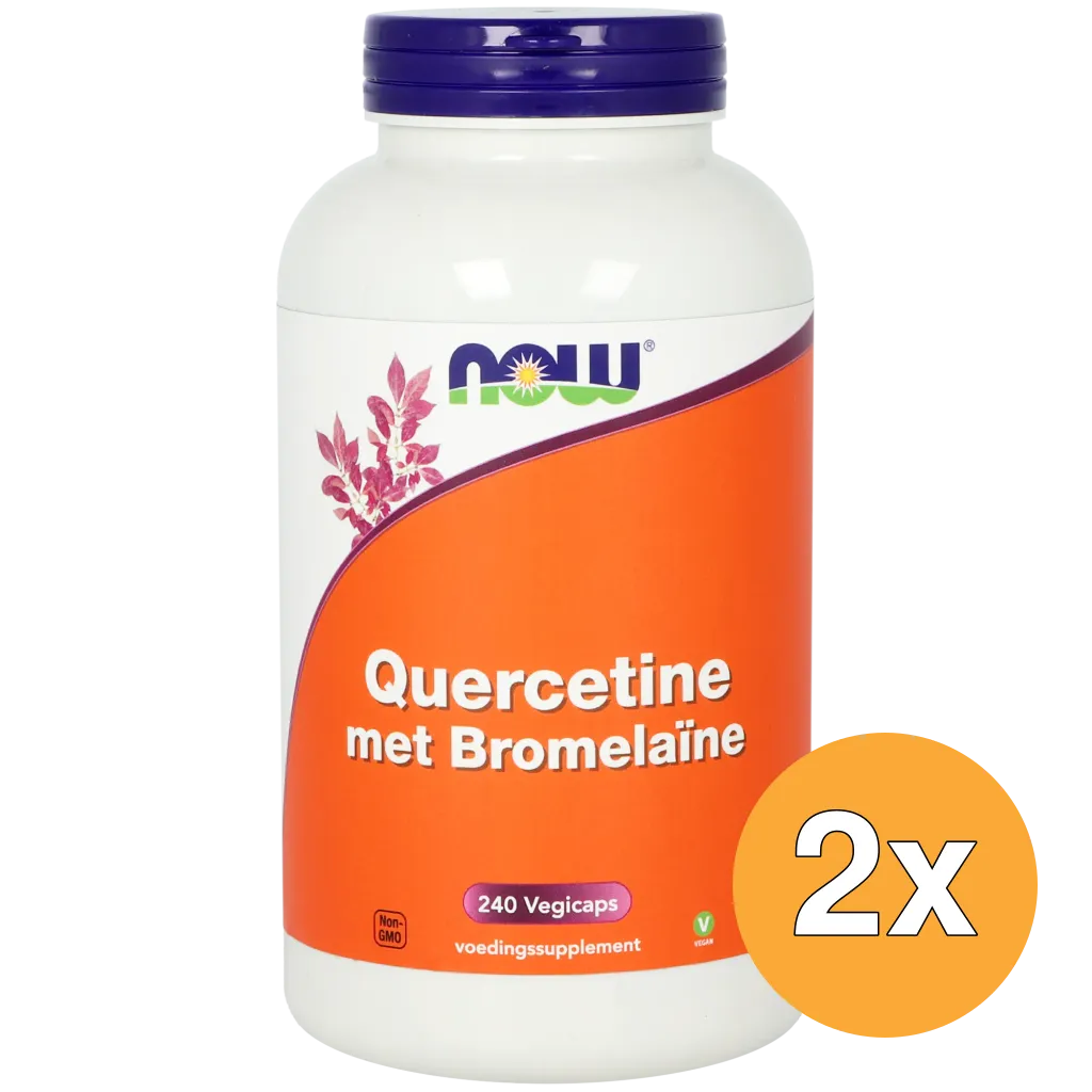 2x Now Quercetine met Bromelaïne (240 vega capsules)