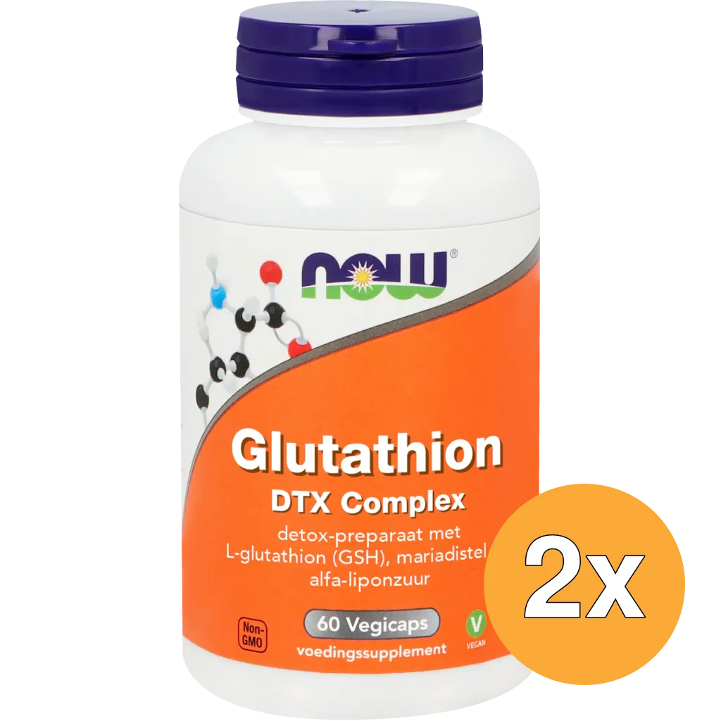 2x Now Glutathion DTX Complex (60 vega capsules)