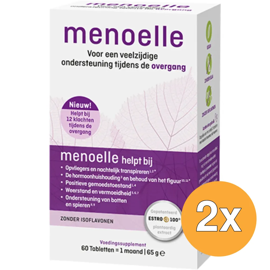 2x Menoelle Overgang (60 tabletten)
