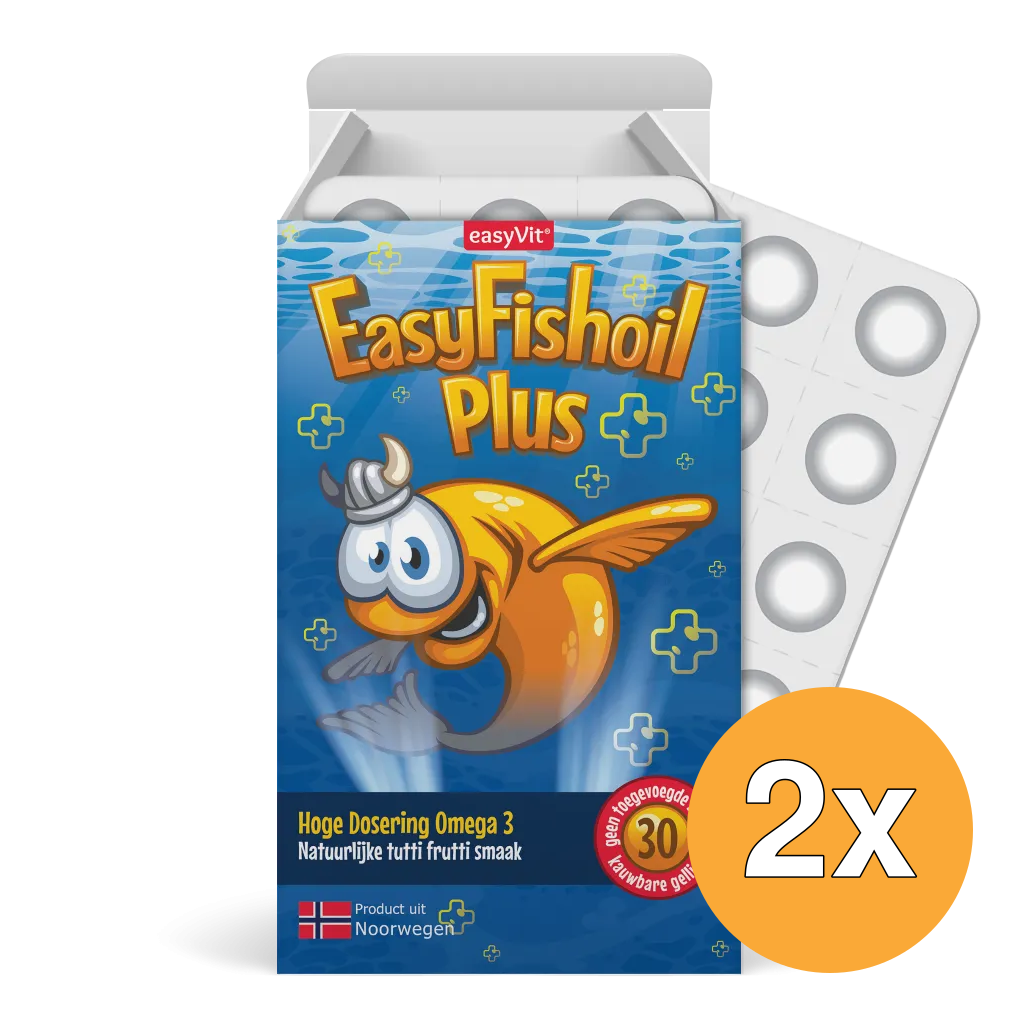2x Easyvit Easyfishoil Plus (30 Gummies)