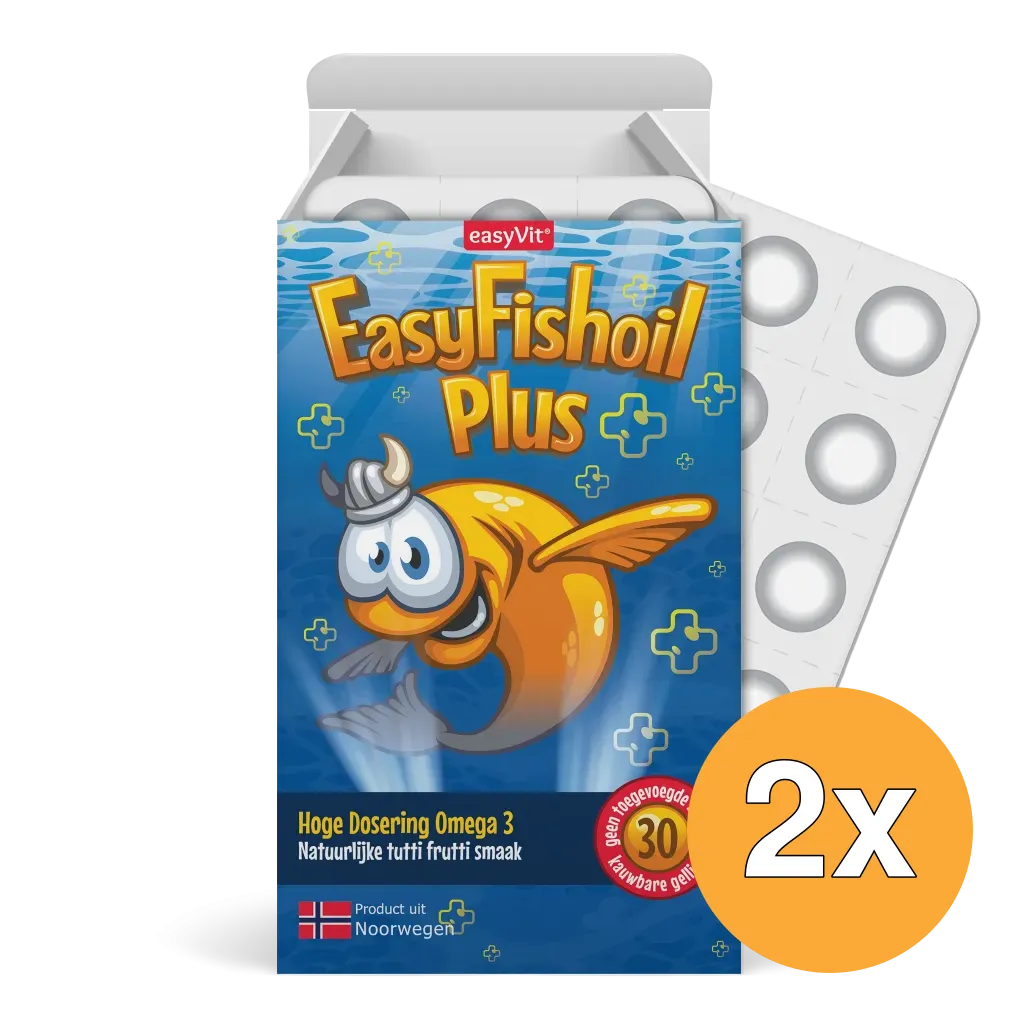 2x Easyvit Easyfishoil Plus (30 Gummies)