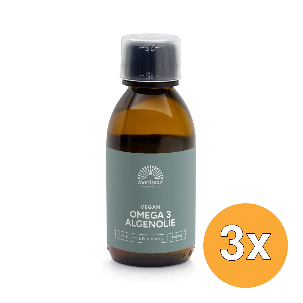 3x Mattisson Vloeibare Algenolie Orange (150 ml)