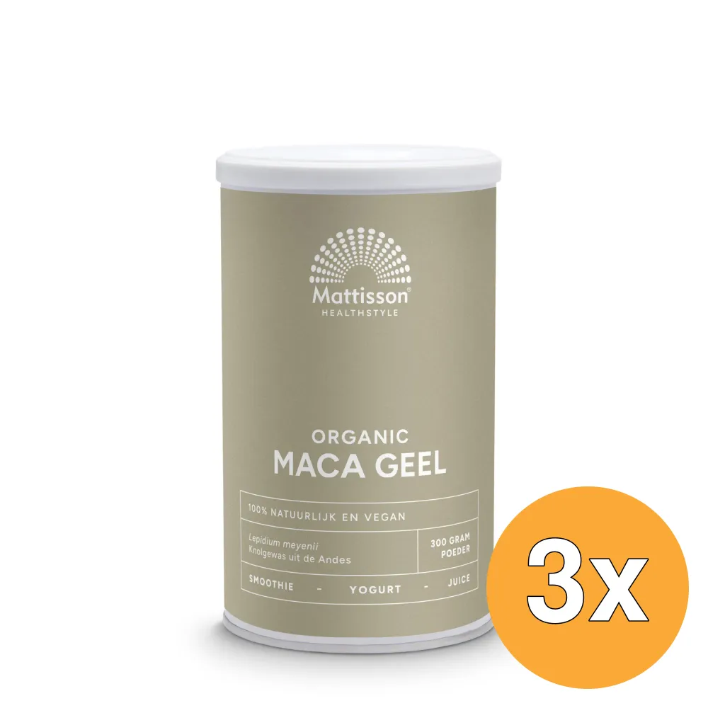 3x Mattisson Maca Poeder Bio (300 gr)