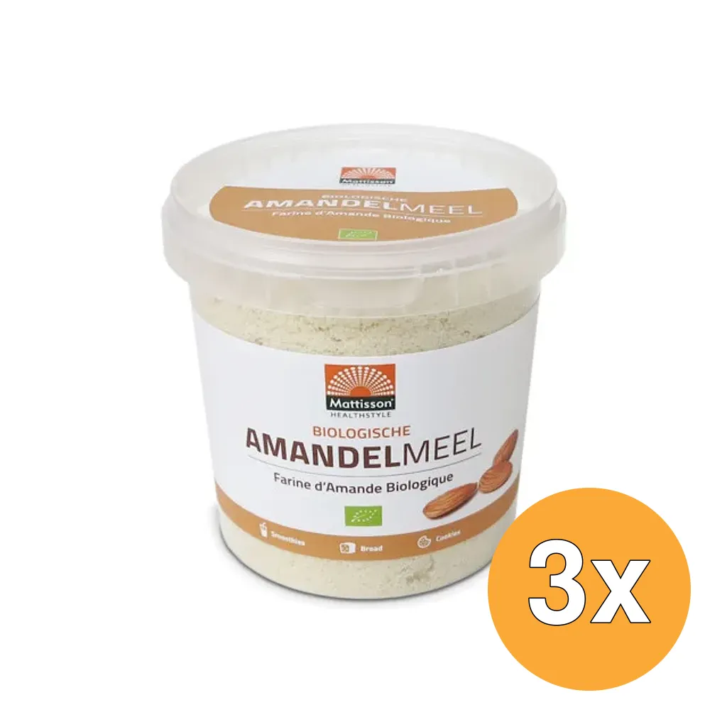 3x Mattisson Absolute Amandelmeel Bio (300 gr)